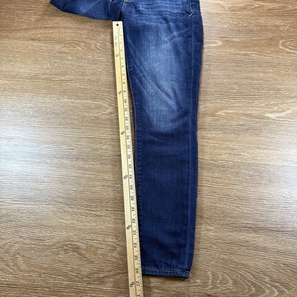 Express Jeans Women's Size 0S Legging Skinny Jeans Mid Rise Blue Stretch - Picture 7 of 10